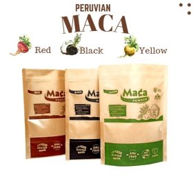 Maca Root Powder | 3 Bags of Maca: Red, Black and Yellow ( each bag contains 7.05 oz – 200 g)