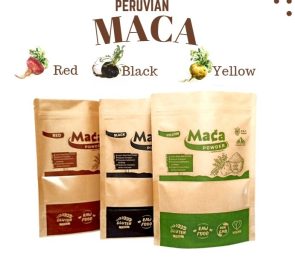 Maca Root Powder | 3 Bags of Maca: Red, Black and Yellow ( each bag contains 7.05 oz – 200 g)